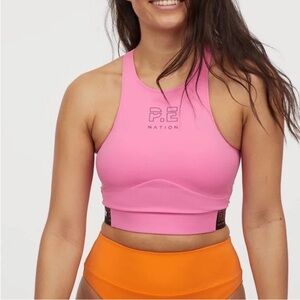 P.E Nation - Pink Padded Bikini Top